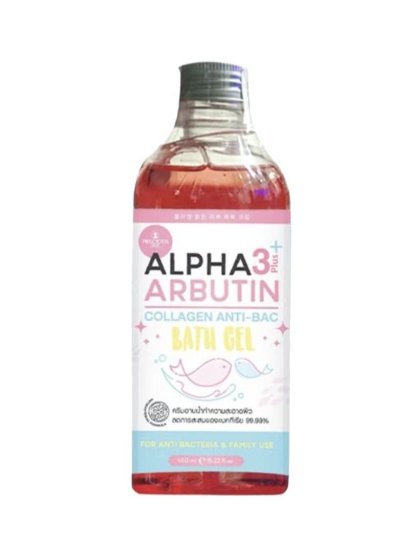 alpha arbutin collagen anti-bac bath gel